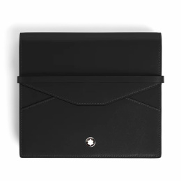 Montblanc Meisterstück Sartorial Leder Etui für 8 Schreibgeräte Schwarz 