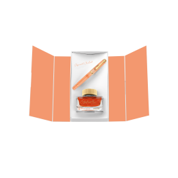 Pelikan SET Classic M200 Special Edition Apricot Achat Kolbenfüllhalter 