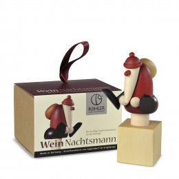 Köhler WeinNachtsmann als Rotweinflaschenverschluss 