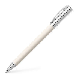 Faber-Castell Ambition Edelharz cinematic white Kugelschreiber 