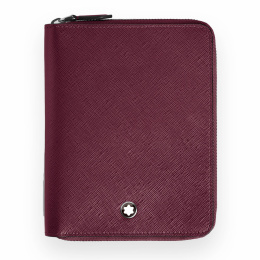 Montblanc Sartorial Leather Case for 5 Writing Instruments with Zip Cassis 
