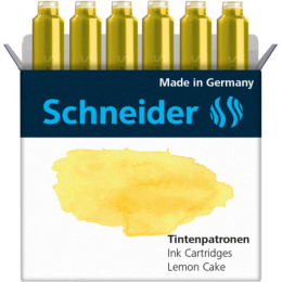 Schneider Füllhalterpatronen Pastell, Schachtel Lemon Cake