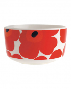 marimekko Oiva/Unikko Schüssel 5 dl Rot