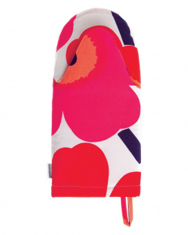 marimekko Unikko Ofenhandschuh Rot