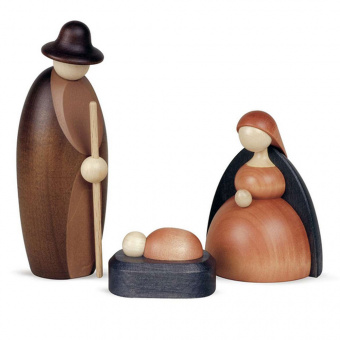 Köhler Krippe mit Maria und Josef Figurenset klein