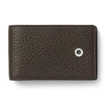 Graf von Faber-Castell Leder Cashmere Geldbörse Cashmere klein Dunkelbraun