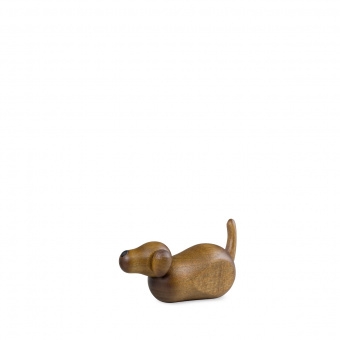 Köhler Hirtenhund liegend, klein, farbig