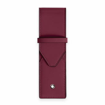 Montblanc Meisterstück Leder Etui für 2 Schreibgeräte Cassis 