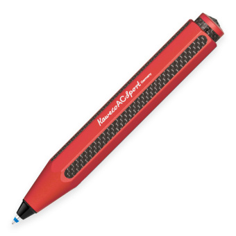 Kaweco AC Sport Carbon rot Kugelschreiber