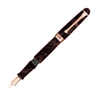 Aurora 88 Limited Edition Ebonite cognac Kolbenfüllhalter