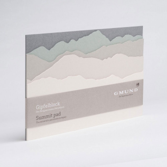 Gmund Notepad summit block Mountain panorama - natural