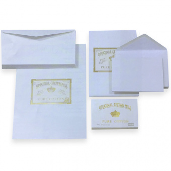 Original Crown Mill Cotton Collection Briefpapier