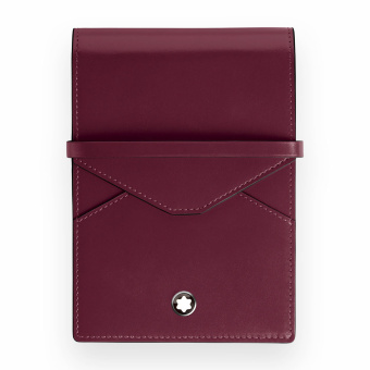 Montblanc Meisterstück Sartorial Leder Etui für 5 Schreibgeräte Cassis