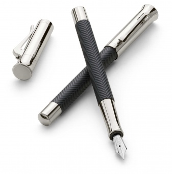 Graf von Faber-Castell Guilloche Ciselé Anthrazit Füllfederhalter