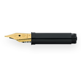 Kaweco Premiumfeder 060 Ersatzfeder Stahl vergoldet mit Gewinde B - Breit