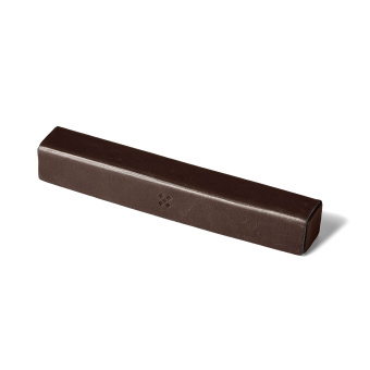 Legendär Etwee Sleek Leder Etui für 1 Schreibgerät Mokka