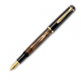 Pelikan Classic M200 Braun-Marmoriert Kolbenfüllhalter