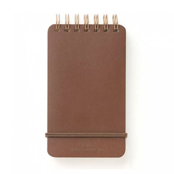 Midori Ring Memo Grain Dark brown