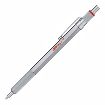 Rotring 600 Kugelschreiber silber