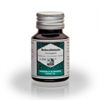 Rohrer & Klingner Schreibtinte Sorte 40 Smaragdgrün