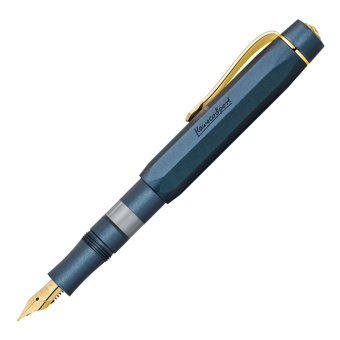 Kaweco AL SPORT Kolbenfüllhalter Starter Set navy M -Mittel