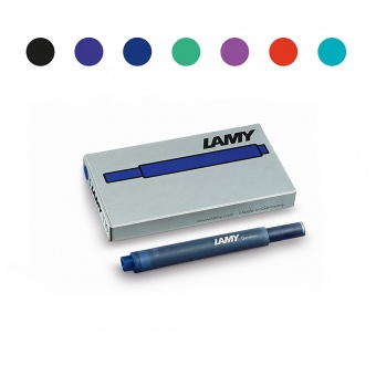 Lamy T10 Großraum-Tintenpatronen blau-schwarz