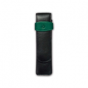Pelikan Leder-Etui Schwarz-Grün