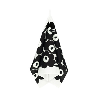 marimekko Unikko Geschirrtuch Schwarz