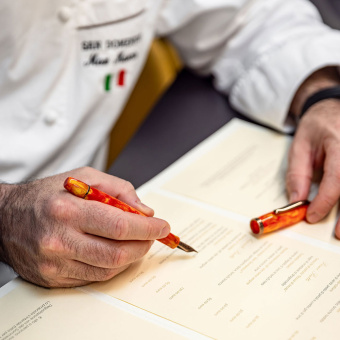 SCRIBO La Dotta Uovo in Raviolo Kolbenfüllhalter