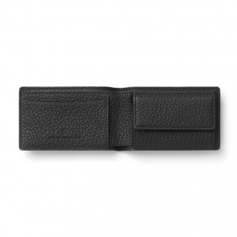 Graf von Faber-Castell Leder Cashmere Geldbörse Cashmere klein Schwarz
