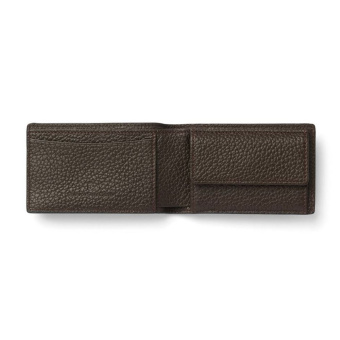 Graf von Faber-Castell Leder Cashmere Geldbörse Cashmere klein Dunkelbraun