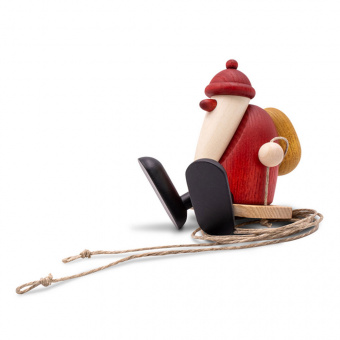 Köhler Weihnachtsmann auf Schaukel, klein