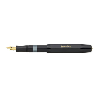 Kaweco Classic Sport Kolben Füllhalter schwarz - gold