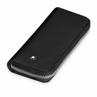Montblanc Meisterstück Etui für 2 Schreibgeräte mit Reissverschluss Schwarz