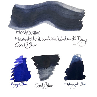 Montblanc Meisterstück Around the World in 80 Days III Coal Blue Tintenglas
