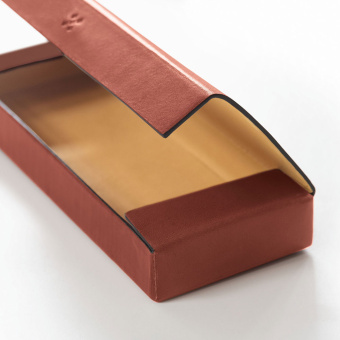 Legendär Etwee Long Leder Etui Chestnut/Kastanie