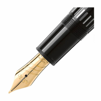 Montblanc Vergoldeter Meisterstück LeGrand Calligraphy Curved Nib Kolbenfüllhalter