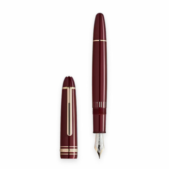Montblanc Meisterstück Burgundy Red LeGrand Füllfederhalter 