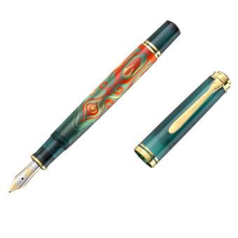 Pelikan Souverän M600 Special Edition Pelikan Art Collection Rudi Rother Kolbenfüllhalter