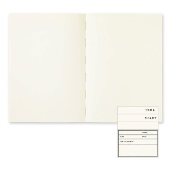 Midori Notizbuch A5 Dick Blanko