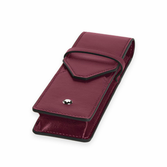 Montblanc Meisterstück Leder Etui für 2 Schreibgeräte Cassis 