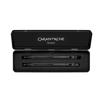 Caran d´Ache Black Code Edition Set Kugelschreiber 849 & Minenhalter F/M Sonderedition