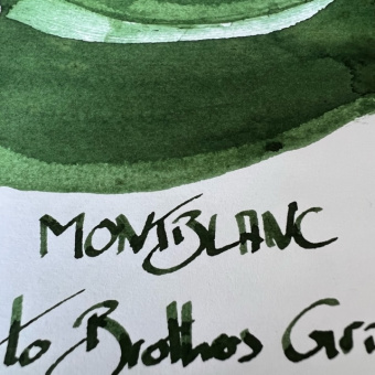 Montblanc Hommage to Brothers Grimm Green ink bottle