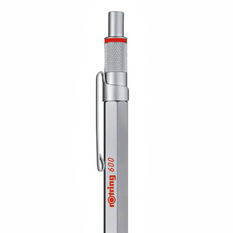 Rotring 600 Kugelschreiber silber