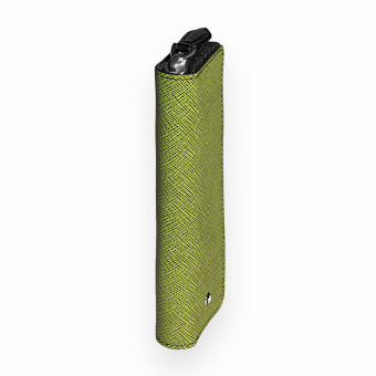 Montblanc Sartorial Leather Case for 1 Writing Instrument with Zip Green/Cassis