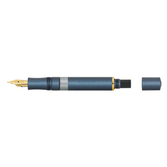 Kaweco AL SPORT Kolbenfüllhalter Starter Set navy M -Mittel
