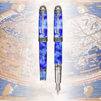 Aurora Mappe Antiche Tolomeo Limited Edition Kolbenfüllhalter 