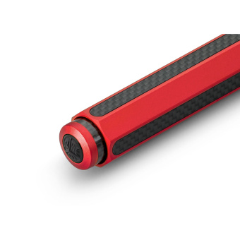 Kaweco AC Sport Carbon rot Kugelschreiber