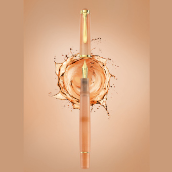 Pelikan SET Classic M200 Special Edition Apricot Achat Kolbenfüllhalter 