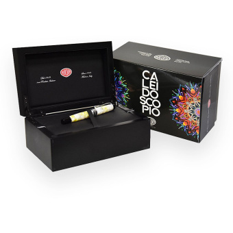 Aurora Optima 88 Caleidoscopio Luce Bianca Limited Edition Kolbenfüllhalter